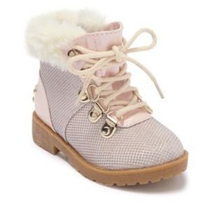 Lil Huntington Faux Fur Trimmed Bootie toddler